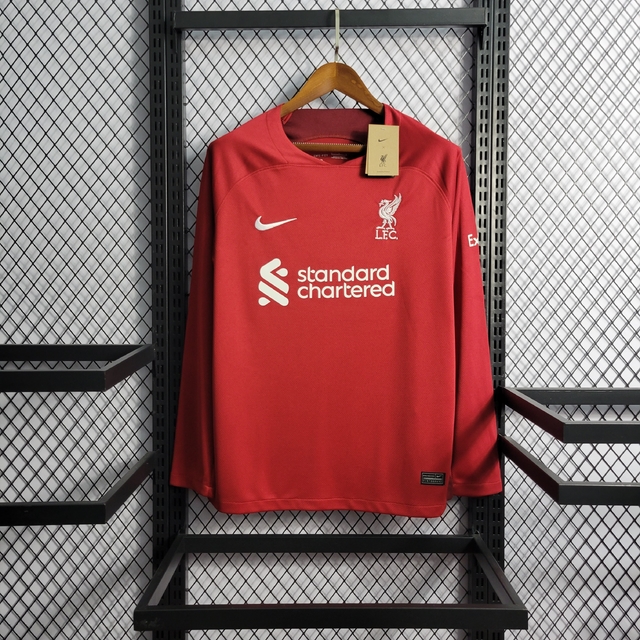 Camisa Manga Longa Liverpool 22/23